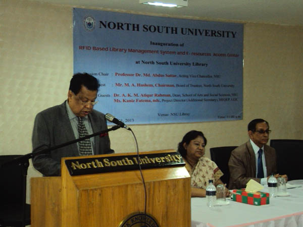 RFID System Inauguration at NSU Library